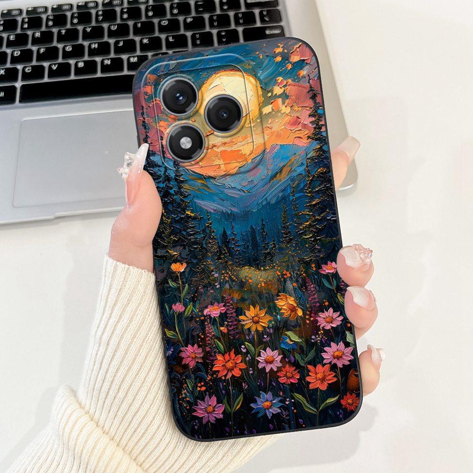 For Honor 400Lite ABR-NX1 ABR-N31C1 Phone Cover For Honor 400 Lite Case Shockproof Luxury Flower Cute Cartoon Funny Cool Painted