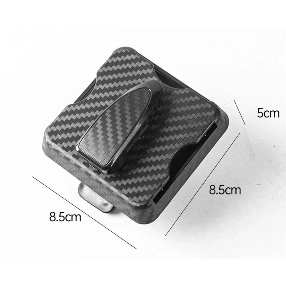 CarGlasses Clip Carbon Fiber Sunglasses SunglassesFrame Car Sun Visor Storage Room Multifunctional Ticket Clip Exquisite Durable