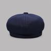 Maia Wool Bread Hat - Navy