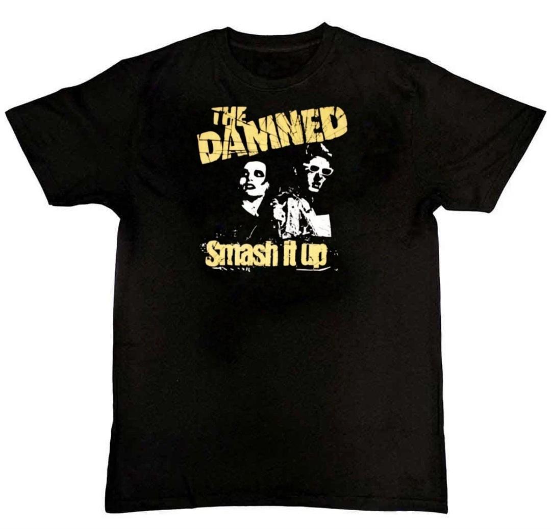 Vtg The Damned Band Smash It Up Graphic Print T-Shirt L