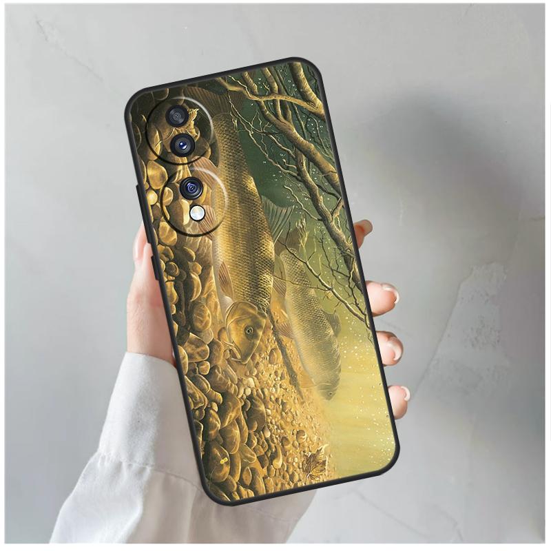 Chub Carp Fish Phone Case For Honor X8b X9b X8 X9 X6a X7a X8a X9a Honor Magic 6 Pro 5 Lite 50 70 90 Cover