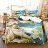 New Game Nahida Genshin Impact Bedding Set Soft Comforter Cover With 1/2pcs Pillow Shams For Kids Adults Microfiber Quilt Cover