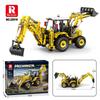 Non-Toxic 2231Pcs Rc Bulldozer Building Blocks City Engineering Vehicle Remote Control Truck Model Bricks Kids Educational Diy Toys Gifts
