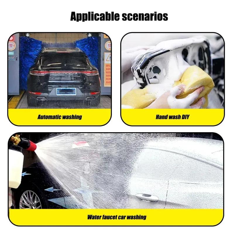 Car Washing Decontamination Concentrated Powder Strong Essence Foam Cleaner Shampoo Automobiles Windshield Wash Accessories