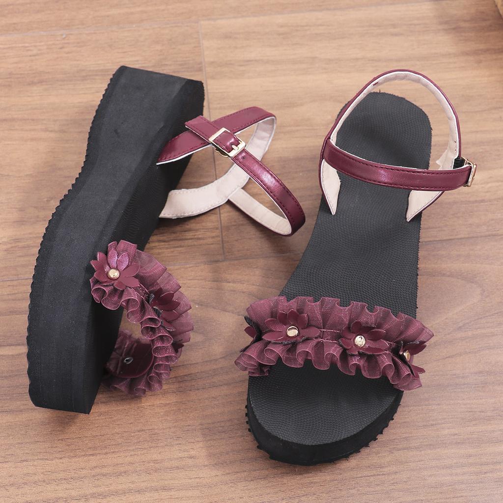 Summer Women's Platform Sandals Fashion Open Toe Women's Casual Wedges Sandals Outdoor Plus Size Women Platform Shoes Zapatos