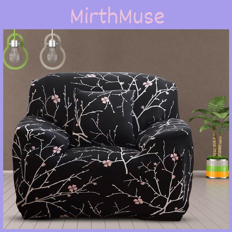 Elegant Floral Stretch Chair Sofa Love Seat Covers With Soft Texture And Excellent Fit
