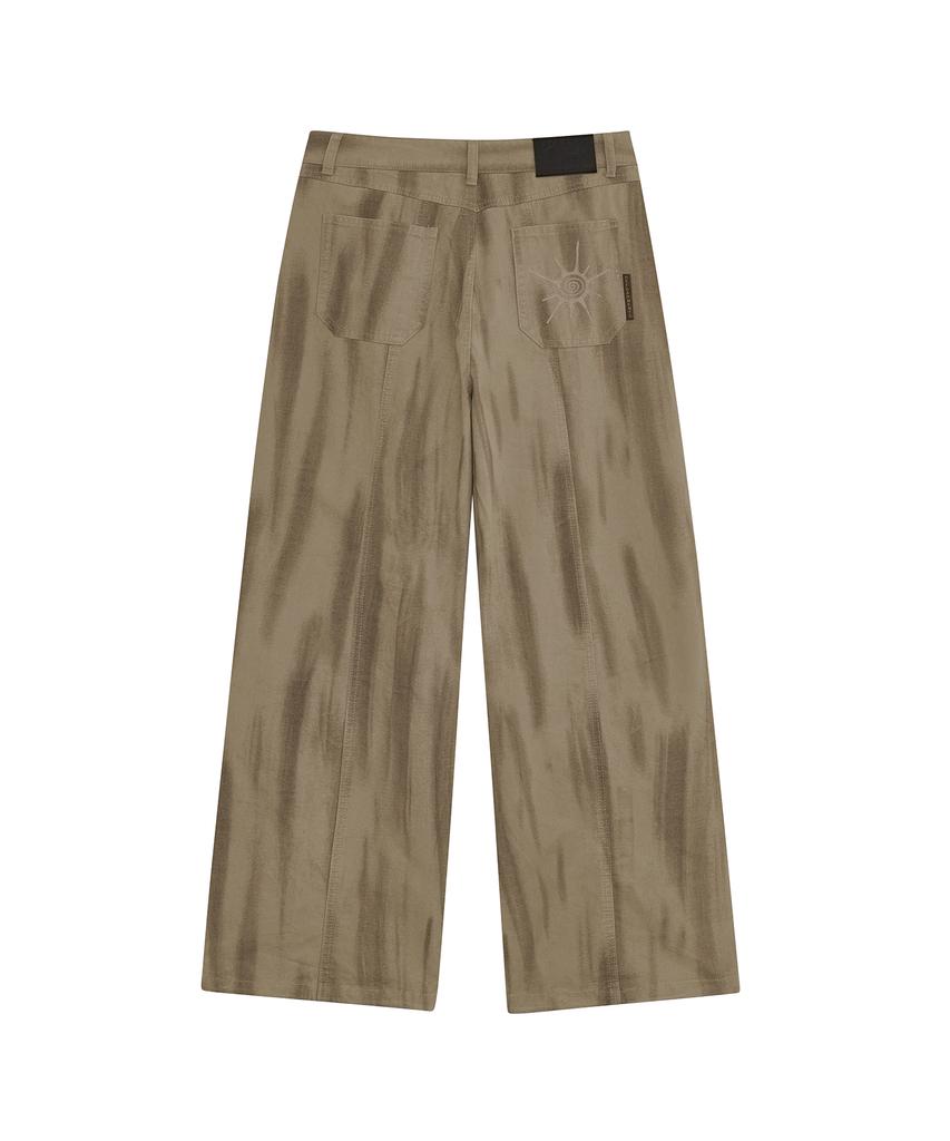 Depeugameoncheu Blushed Parachute Pants [Brown]