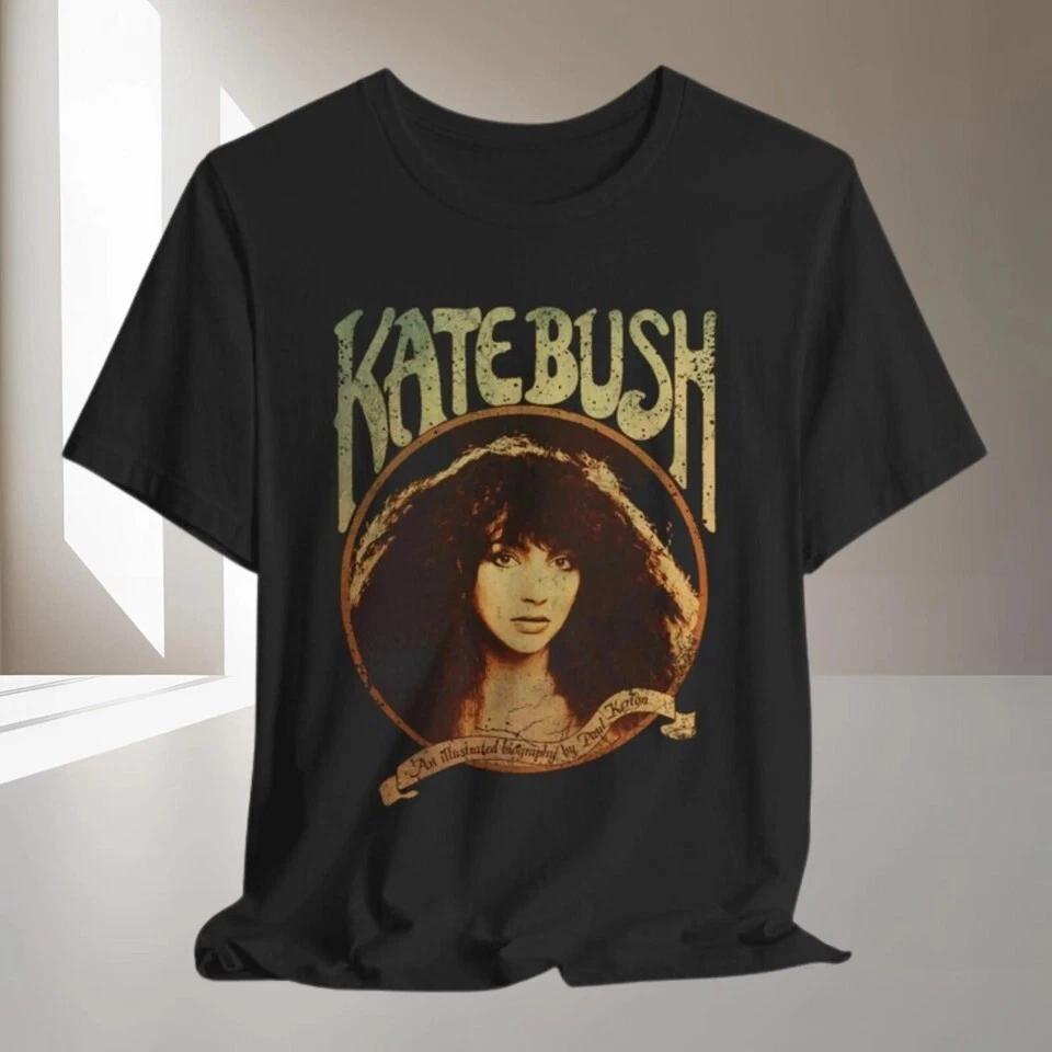 NEW ! Kate Bush Black Cotton All size S-5XL Unisex Shirt Gift For Fan HRN160