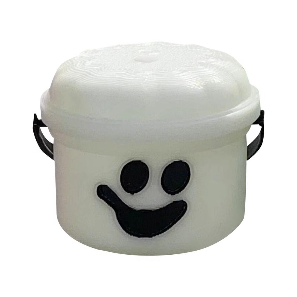 Pumpkin Bucket Halloween Pumpkin Buckets Small Treat Trick Or Buckets Holder Pail Mini Kids Basket Plastic Lantern Baskets