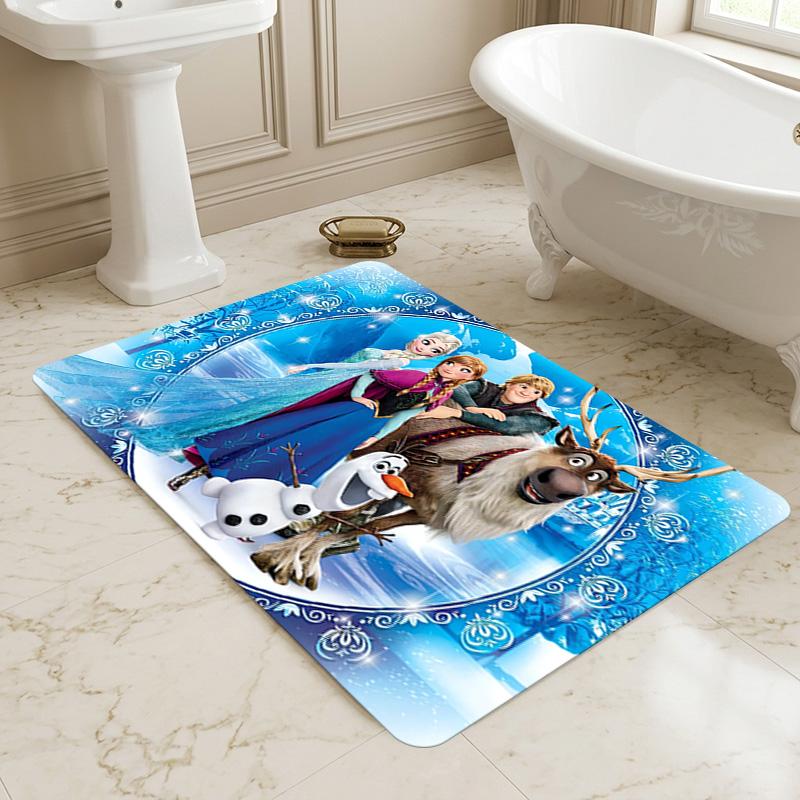 Frozen Friends Living Room Nonslip Area Rug Soft Carpet For Bedroom Game Playroom Sofa Office Home Decor Doormat Christmas Gift C92613