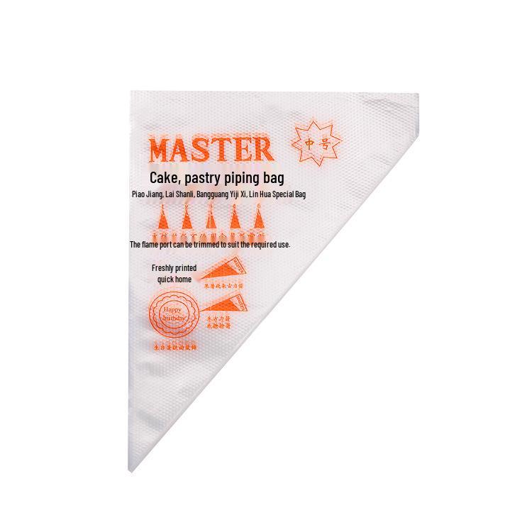 Disposable Thickened Plastic Piping Bags for Icing and Baby Food – Large, Medium, Small Sizes.