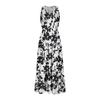 Women's Flowing Dresses Women's Summer Dresses Casual Sleeveless Long Dresses Cute Floral Long Dresses