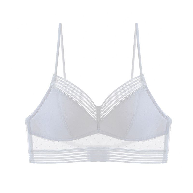 

FindIt U Спинка Модный Спинка Интимное Белье Бюстгальтер Интимное Белье Французский Бралетт Экспорт Треугольная Чашка Бюстгальтер для Молодых Взрослых White M