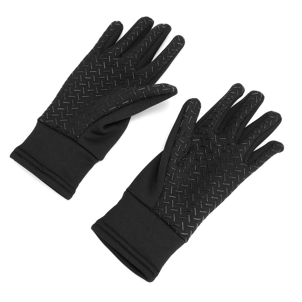 1 Pair Horse Riding Gloves Polyester Silicone Anti Slip Palm Thermal Professional Horseback Riding G