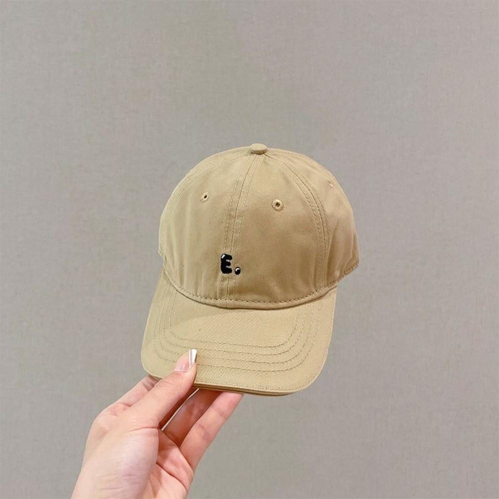 Letter Embroidered Toddler Peaked Cap Solid Color Kids Sun Hats Children Visor Cap Outdoor Travel