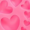 3D Diy Heart Fondant Mold Silicone Cake Decorating Craft Sugar Chocolate Mould