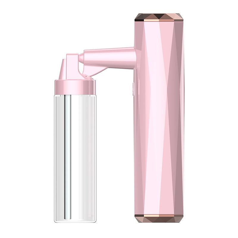 Portable oxygen injection device, home beauty device, handheld facial essence introduction nano hydration device