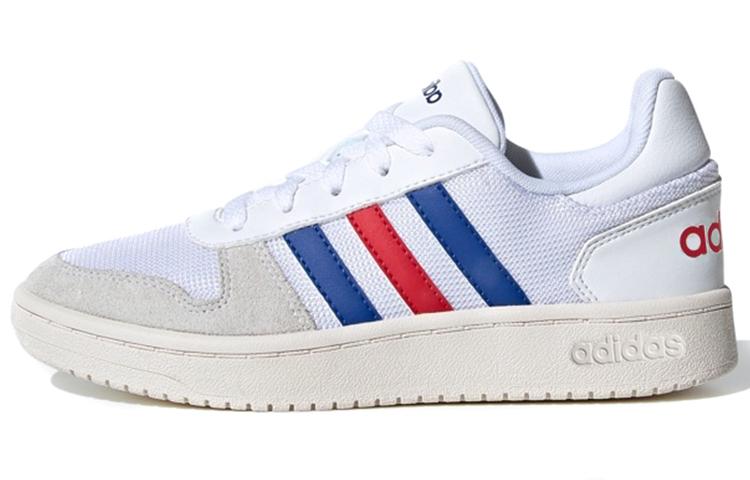 

Adidas Neo Hoops 2.0 Low top Children s Basketball Shoes White Blue Red Kids FW9120 31.5