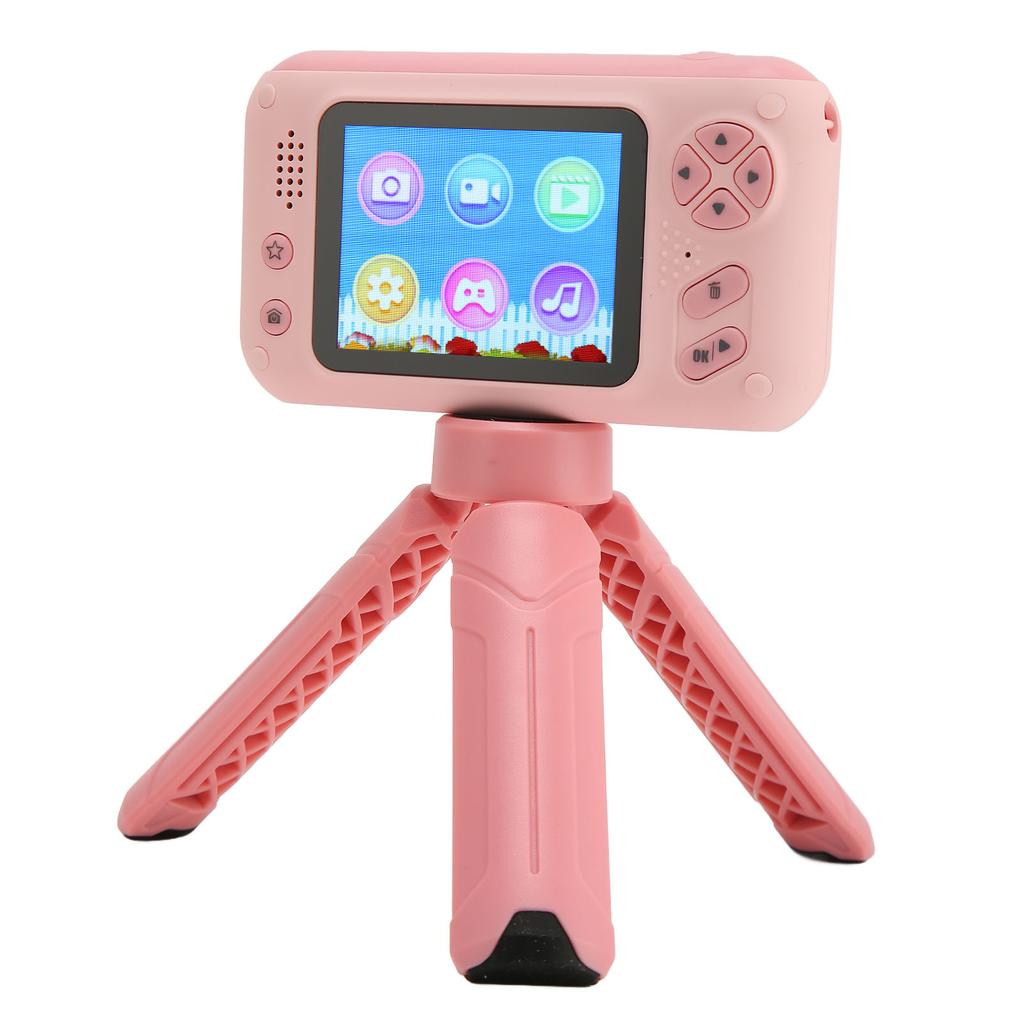 Kids Camera Multifunction Front Back 180 Degree Angles Photo Video MP3 Digital Mini Camera for 3 To
