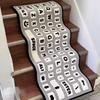 Modern Simple Style Keyboard Imitation Cashmere Long Carpet Non-slip Plush Rugs for Bedroom Soft Bedside Mat Easy Clean Washable
