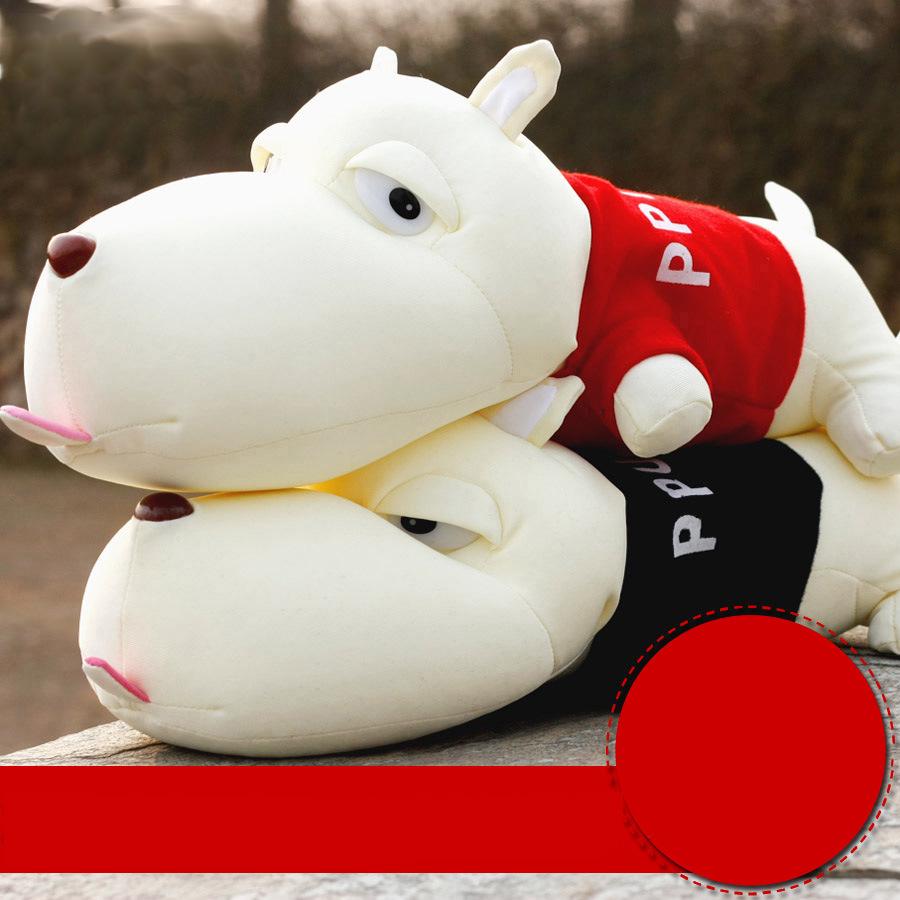 Car Deodorizing Bamboo Charcoal Dog Ornament - Black/Red Cartoon Design