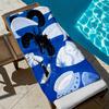 Fantasy Mythology Black Dragon Theme polyester microfiber beach towel is highly absorbent, suitable swimming and beach outings
