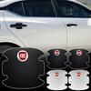 4 STUKS Autodeurklink Beschermingssticker Embleem Auto Decoratie voor Abbas 500 Punto 124 125 500 Bravo Stilo Panda Abarth Tipo Viaggio