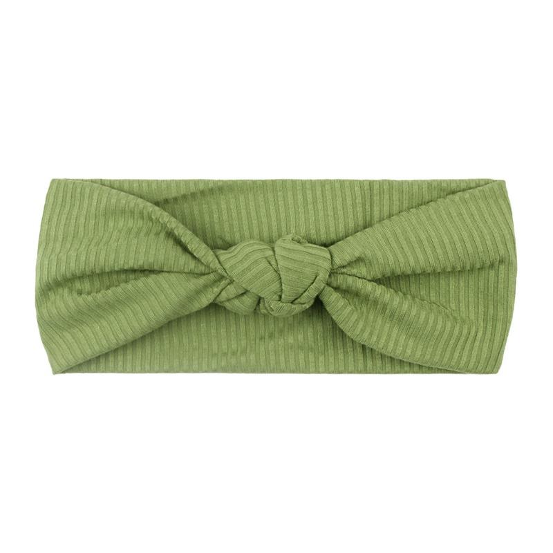 Knotted Elastic Children's Headband Cute Solid Color Pit Strip Baby Headband Four Seasons Thin Baby Headband