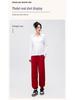 Women's Fleece-Lined Harem Pants: High Waist, Cuffed, Solid Color Sweatpants for Autumn/Winter