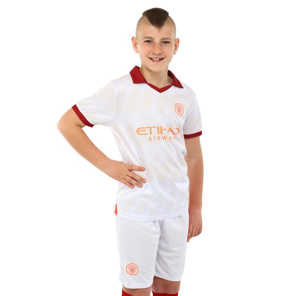 Kinder-Fußballuniform, Trikot und Shorts, Manchester City CO-6338