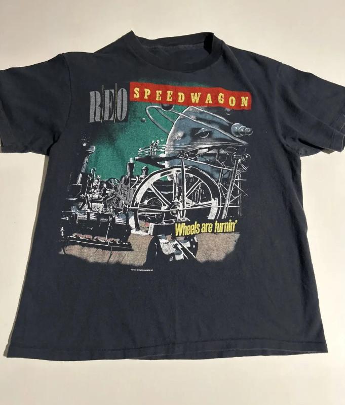 

Vintage REO Speedwagon Band Tour T-shirt, size S-4XL L