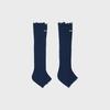 (W) EMBROIDERED LOGO SOCK BOOTS (NAVY BLUE)