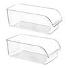 Stackable Kitchen Organizers Box Storage Containers Perfect For Keeping Fruits Vegetables And Snacks Neat In The Fridge