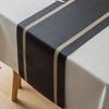 Household Waterproof PVC Table Runner Stain-resistant Oil-resistant Table Cover Anti Slip Anti-scalding Table Cloth Living Room
