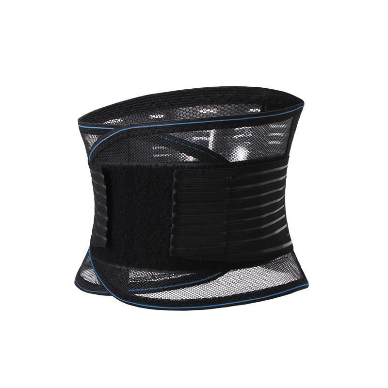 

Breathable Waist Protection Summer Lumbar Disc Men Women Support Fixed Thin Compression Abdomen Belt black
