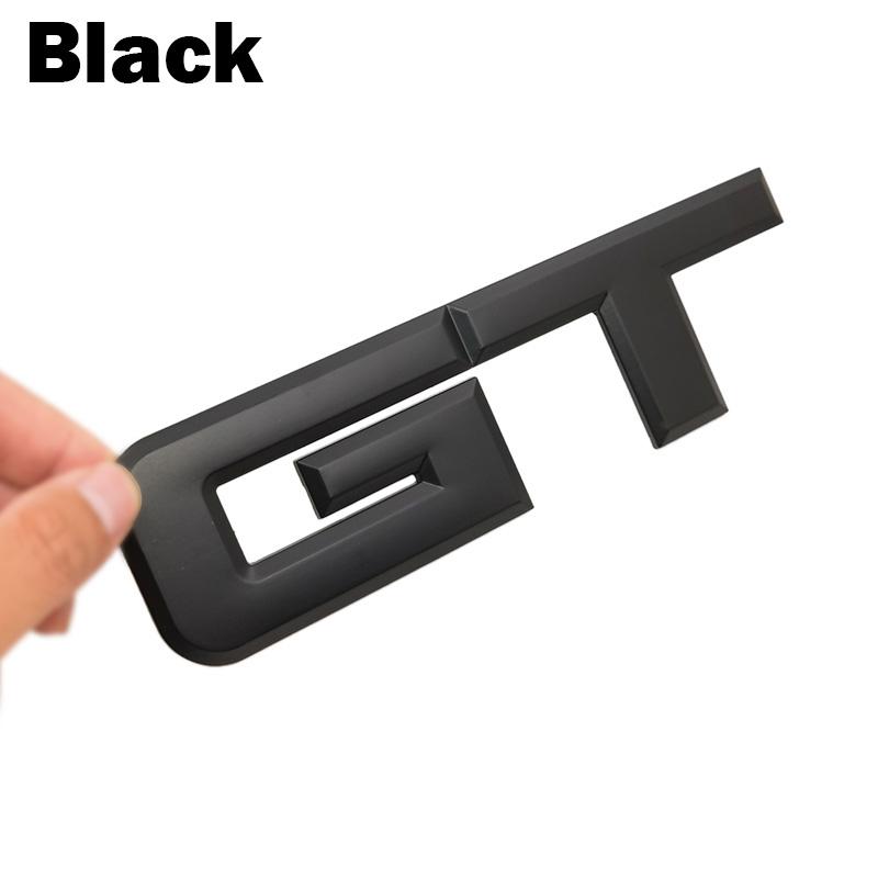 OTOKIT 3D Gt Logo Metal Badge Emblem Car Sticker Fashion Car Decor Sticker for Mustang Focus Mk 1 2 3 7 Mondeo Car Styling
