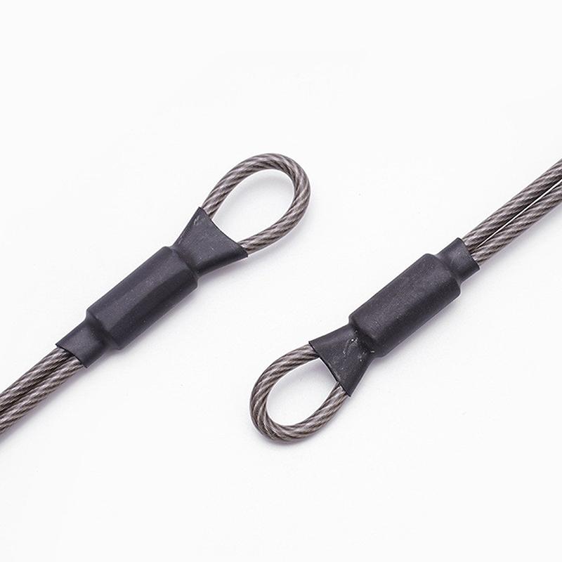 Anti-Theft Reminder Rope Motorcycle Bicycle Full Helmet Storage Wire Rope Helmet Luggage Anti-Theft Rope Outdoor Sports Use