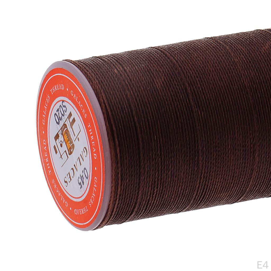 0,45mm Sewing Thread Leather Waxed Flat For Shoes Luggage,