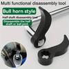 Angle Type Half Axle Disassembly Tool Car Lower Control Arm Prying Tool Pry Bar Wrench Disassembling Axles Repair Tool