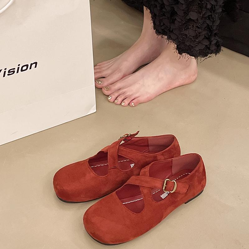 

Мода Новые Женские Леопардовые Красные Черные Бордовые Бархатные Круглый Носок Перекрестный Ремешок Пряжка Низкий Верх Слипоны Балетки Лоферы Мэри Джинс 40 красный