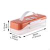 Donuts Box Cookie Carrier Measure Time Multipurpose Compact Organizer Food Storage Container for