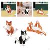 Cat Figurines Artifical Realistic Small Figures Toy, Figurine for Decor Birthday Gift Cake