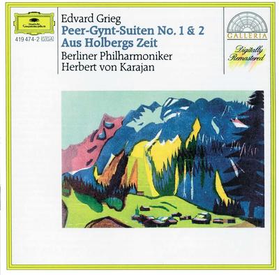 CD EDVARD GRIEG; HERBERT VON KARAJAN A - Grieg: Peer Gynt Suita č.. 1 & 2 / 4194742 Deutsche Grammo Německo ObiKlasika Použité