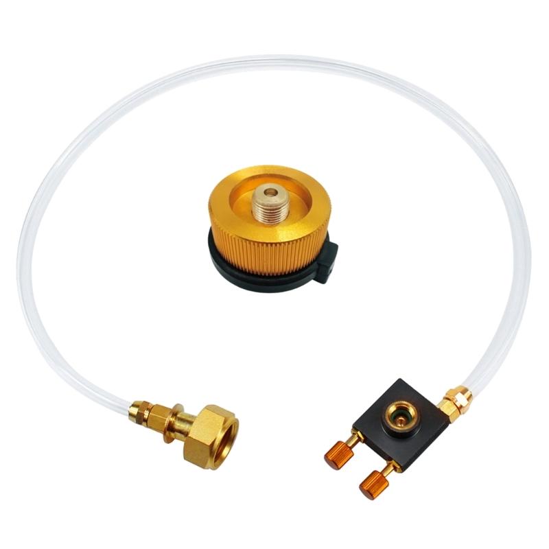 Gasflaschen-Kocher-Adapter Adapter Flachgasflaschen-Füllventile Gasbefüllventile