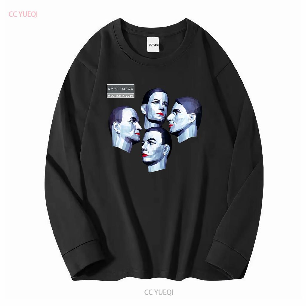 Kraftwerk The Telephone Call Song im Electric Café Klassisches T-Shirt Ralf Hütter lange oder kurze Ärmel Vintage gewaschen weich