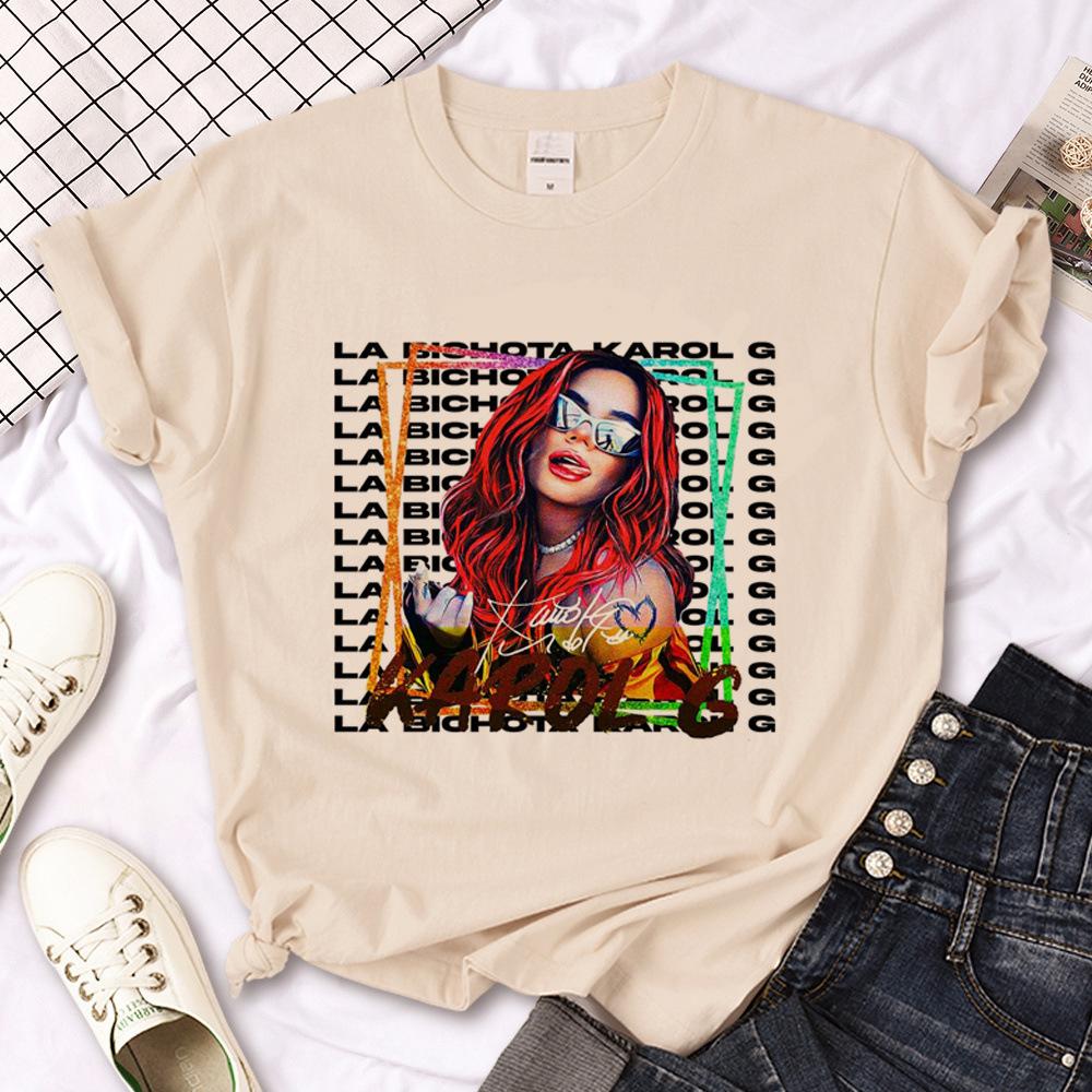 Singer Printed T-Shirt Fashion Trend Short Sleeve Cotton T-Shirt
