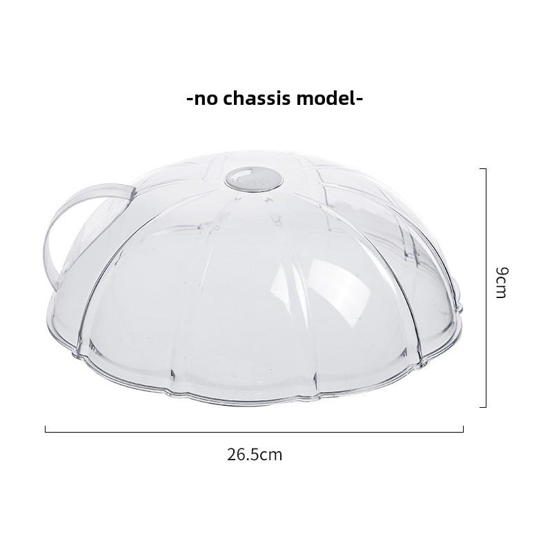 26.5cm Microwave Food Splash Guard Heat Resistant Cooking Splatter Cover Reusable Food Covers Microwave Oven Accessories