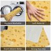 Street Hip-Hop Cheese Design Doormat Anti-Slip Entrance Kitchen Bath Floor Door Mat  Garden Carpet Rug