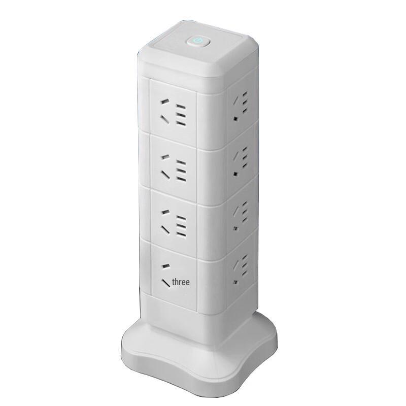 HOPECENT Vertical Cube Power Strip with USB