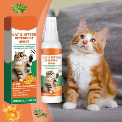 No Scratch Spray For Cats Keep Off Cat Spray No Stimulation Anti Scratch Furniture Sofa Protector For Indoor Use Pet Product